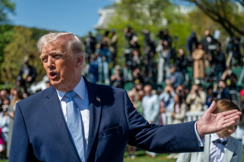 JAV prezidentas Donaldas Trumpas. EPA/DANIEL HEUER