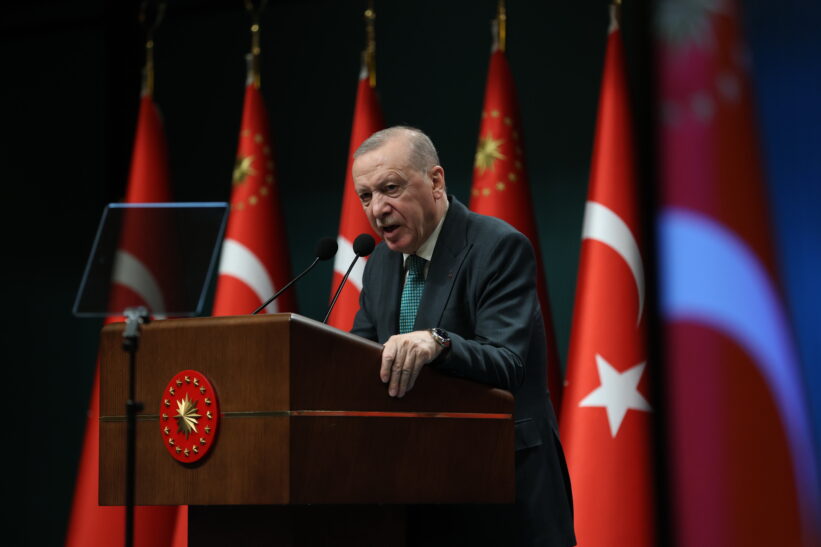 Turkijos prezidentas Recepas Tayyipas Erdoganas. EPA/NECATI SAVAS