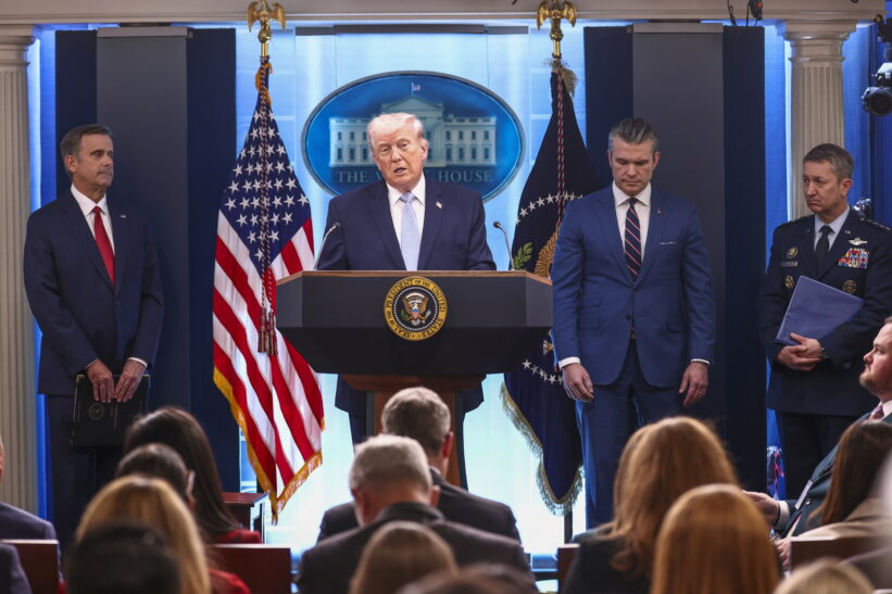 JAV prezidentas Donaldas Trumpas. EPA/JIM LO SCALZO