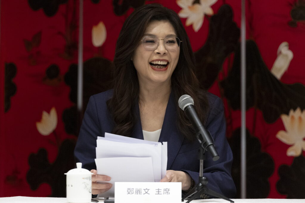 Taivano atstovė. EPA-ELTA