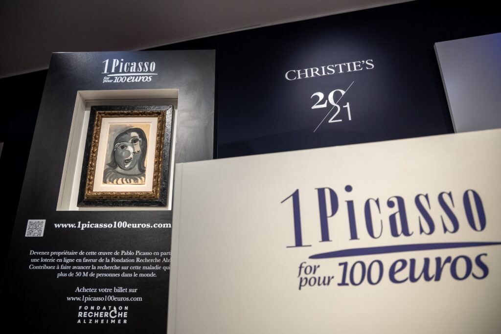 Loterijoje 1 mln. eurų vertės Picasso paveikslą laimėjo inžinierius iš Paryžiaus. EPA-ELTA