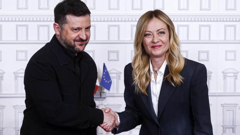 Europa stiprina Ukrainą: Zelenskis ir Meloni susitarė dėl bendradarbiavimo
