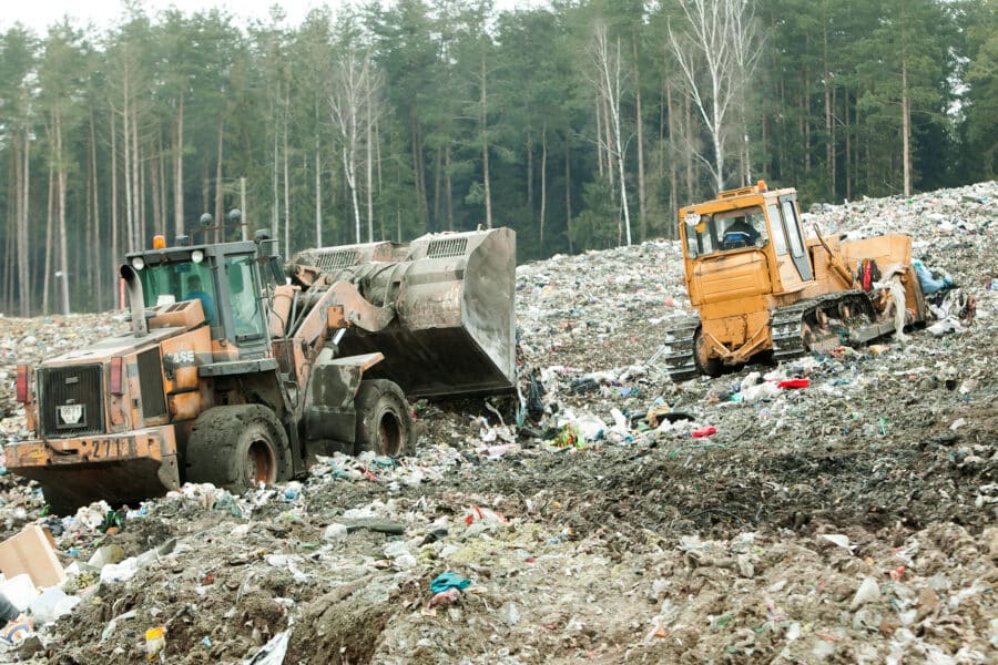Kazokiškių sąvartynas. Dainiaus Labučio (ELTA) nuotr.