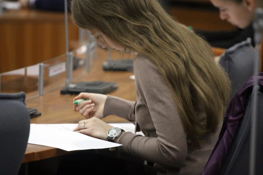 Egzaminas. Gedimino Savickio (ELTA) nuotr.