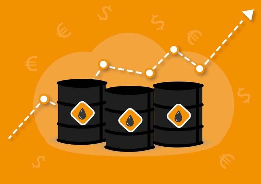 Naftos kainų kilimo iliustracija. Pixabay nuotr.