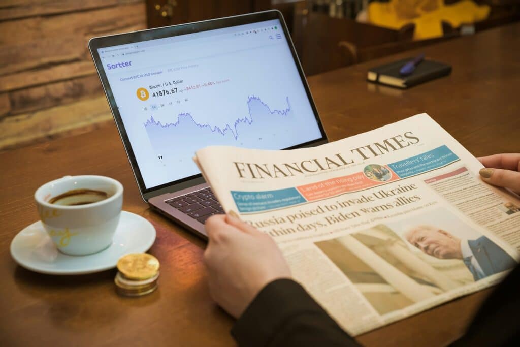 Financial times. Unsplash nuotr.