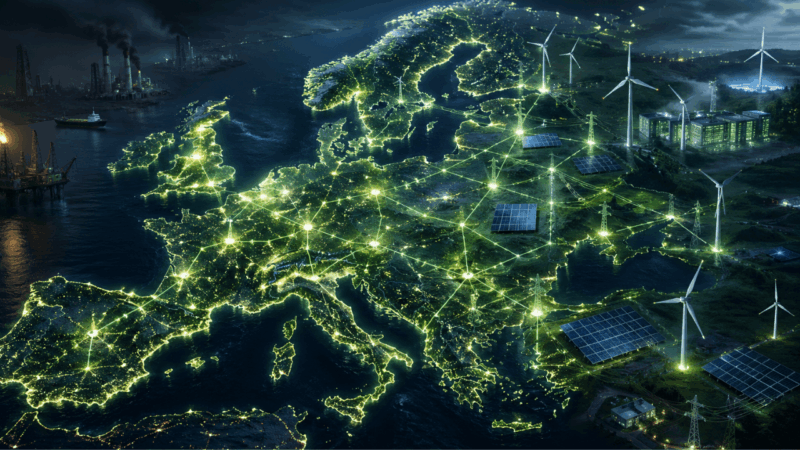 Energetikos revoliucija Europoje: naujas tikslas gali smogti iškastiniam kurui