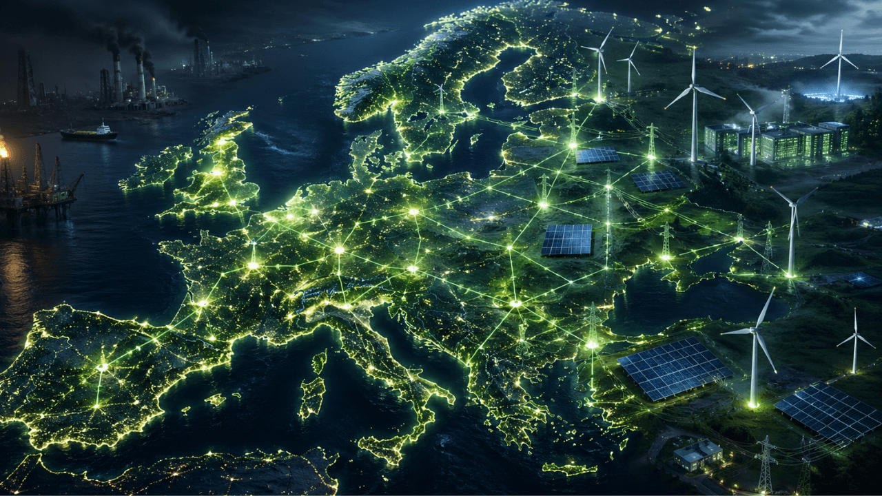 Energetikos revoliucija Europoje: naujas tikslas gali smogti iškastiniam kurui