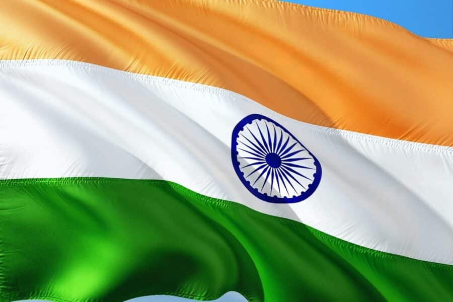flag, india, banner