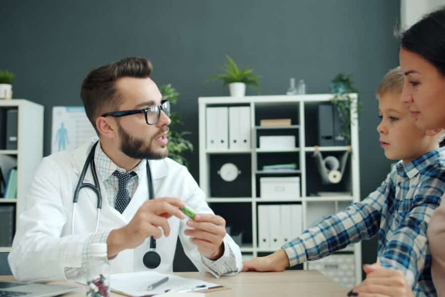 Lithuanian family doctor office patients