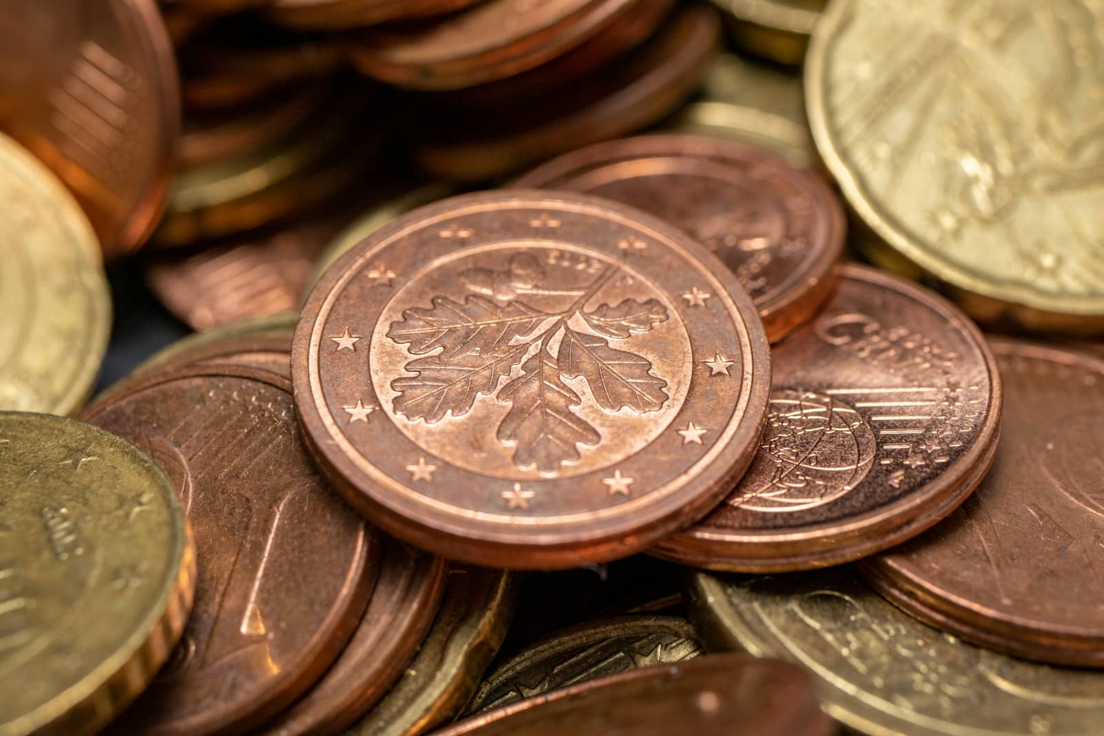 Online banking smartphone euro coins bank branch customer