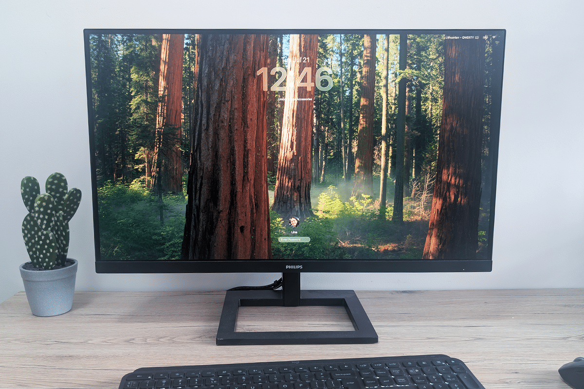 „Philips 27E1N1900AE“ apžvalga: vienas geriausių 4K monitorių darbui iki 250 eurų